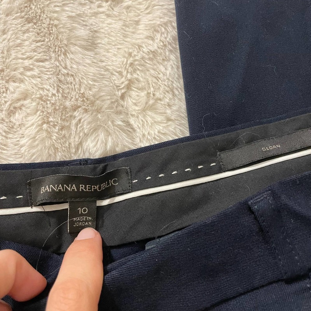 NWOT Banana Republic Navy Blue Dress Pants - Picture 4 of 4